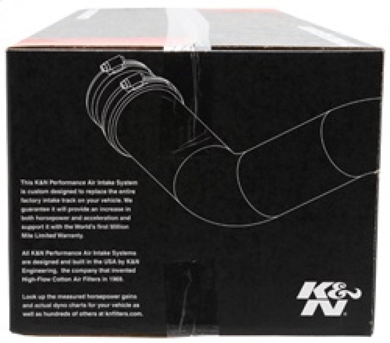 K&N Engineering 63-2606 K&N 2018 Ford Mustang L4-2.3L F/I AirCharger Performance Intake