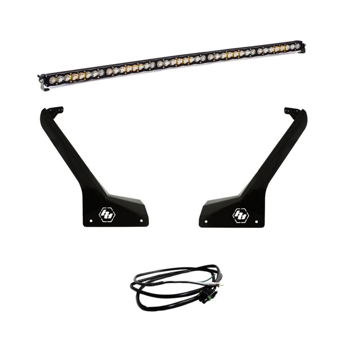 Baja Designs 447665UP Jeep JL/JT Roof Bar LED Light Kit 50in S8 w/Upfitter
