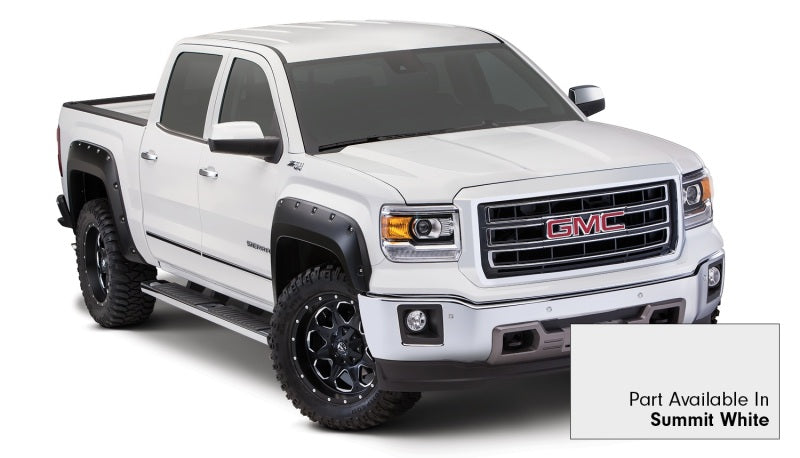 Bushwacker 40927-14 19-21 Chevrolet Silverado 1500 Pocket Style Flares 4pc - Summit White