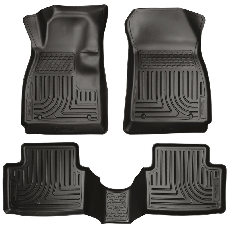 Husky Liners 98271 13-14 Buick Encore WeatherBeater Black Front/2nd Row Floor Liners