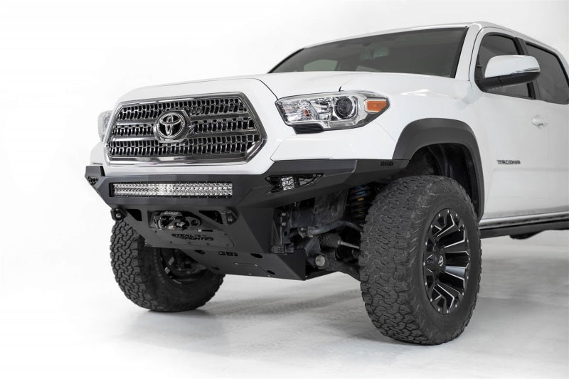 Addictive Desert Designs F681202200103 16-19 Toyota Tacoma Stealth Fighter Front Bumper w/ Winch Mount