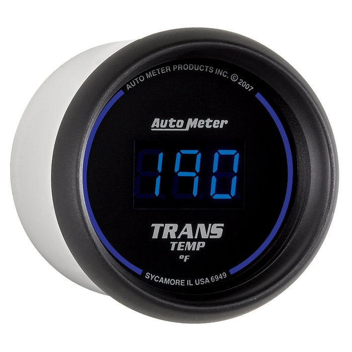 AutoMeter 6949 Autometer 52.4mm Black Digital Trans Temperature Gauge