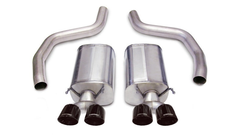 CORSA Performance 14164BLK Corsa 2006-2013 Chevrolet Corvette C6 Z06 7.0L V8 Black Sport Axle-Back Exhaust