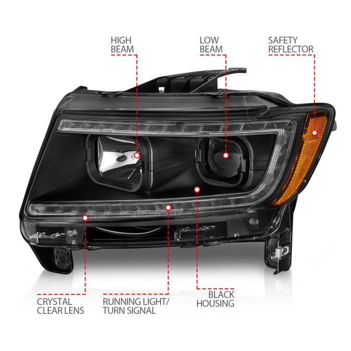 ANZO 111568 ANZ LED/Projector Headlights