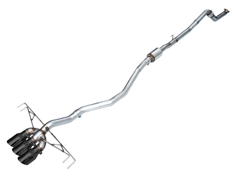 AWE Tuning 3020-53287 2023 Honda Civic Type R FL5 Track Edition Exhaust w/ Triple Diamond Black Tips