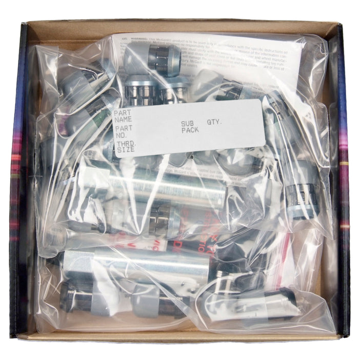 McGard 65457BK SplineDrive Tuner 4 Lug Install Kit w/Locks & Tool (Cone) M12X1.5 / 13/16 Hex - Black