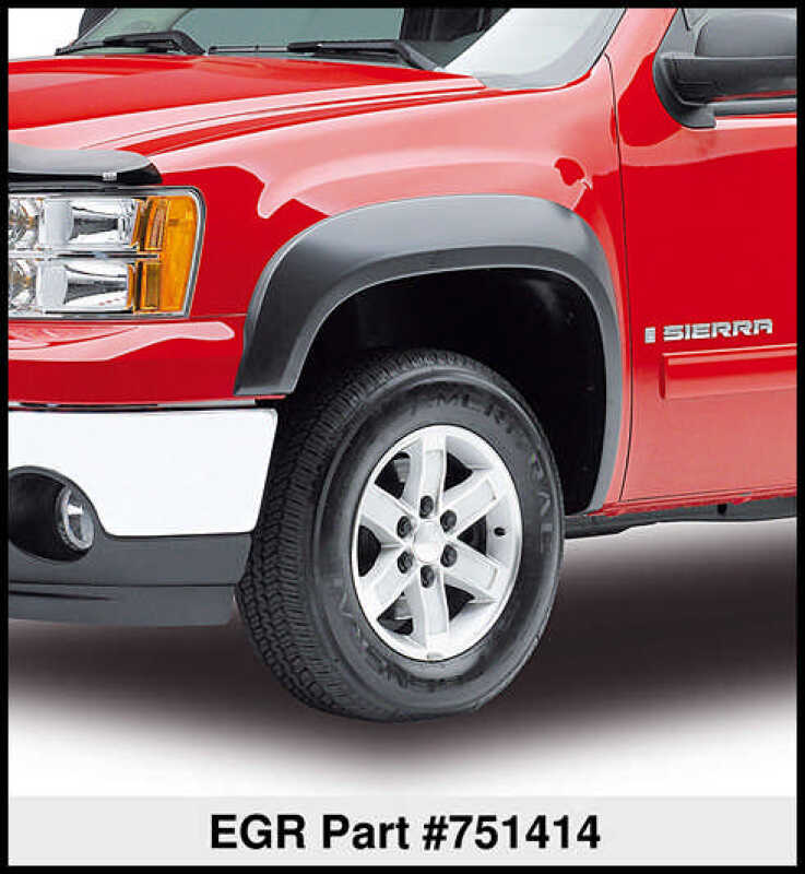 EGR 751414 07-13 GMC Sierra LD 5.8ft Bed Rugged Look Fender Flares - Set (751414)