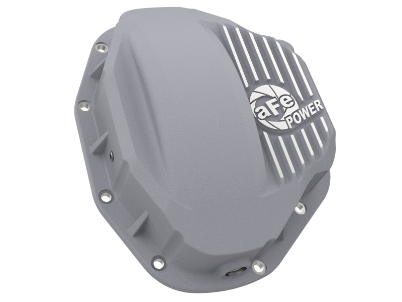 aFe 46-70030 Rear Differential Cover (Raw; Street Series); Dodge Diesel Trucks 94-02 L6-5.9L (td)
