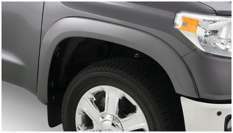 Bushwacker 30037-02 14-18 Toyota Tundra OE Style Flares 2pc Fits w/ Factory Mudflap - Black