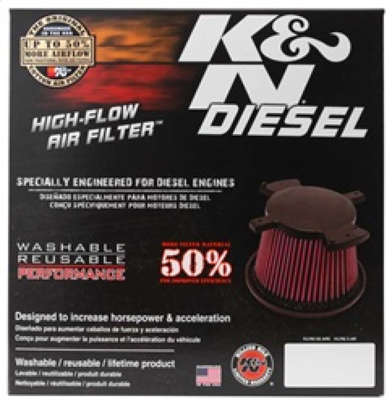 K&N Engineering E-0784 K&N 07 Dodge RAM 2500/3500 6.7L-L6 DSL Drop In Air Filter