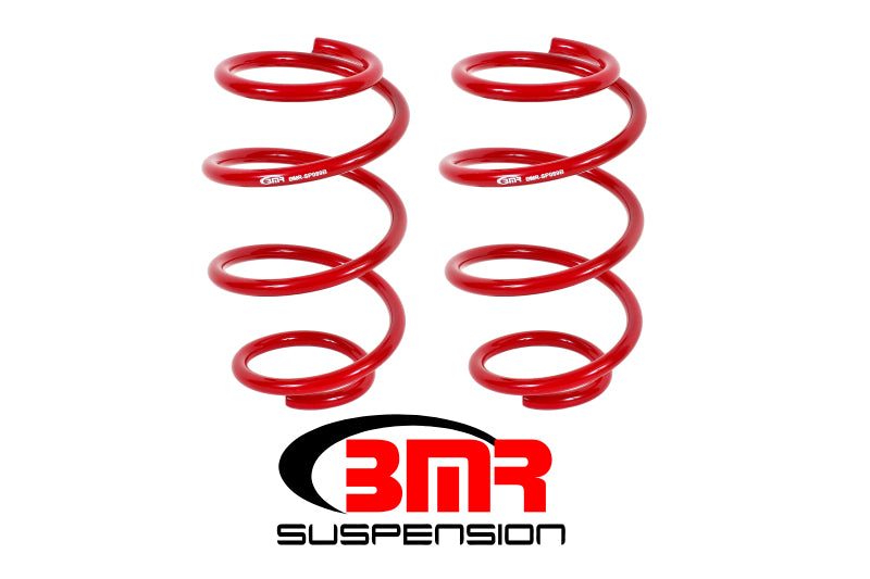 BMR Suspension SP089R BMR 15-17 S550 Mustang Front Performance Version Lowering Springs - Red
