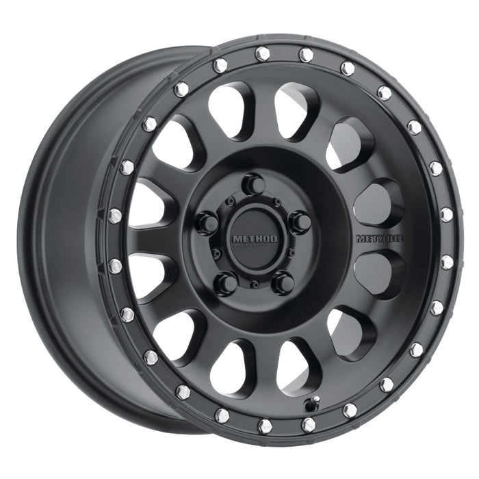 Method Wheels MR31578550500 Method MR315 17x8.5 0mm Offset 5x5 71.5mm CB Matte Black Wheel