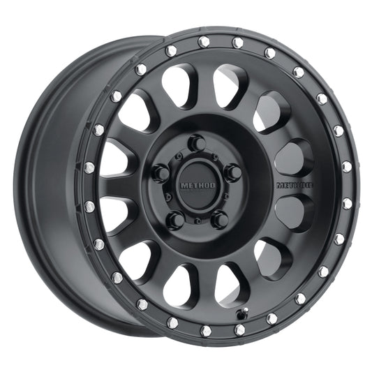 Method Wheels MR31578558500 Method MR315 17x8.5 0mm Offset 5x150 110.5mm CB Matte Black Wheel