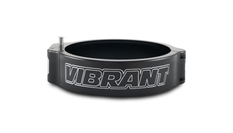 Vibrant 32537 3.50in O.D. Aluminized HD 2.0 Clamp - Anodized Black (Clamp Only)