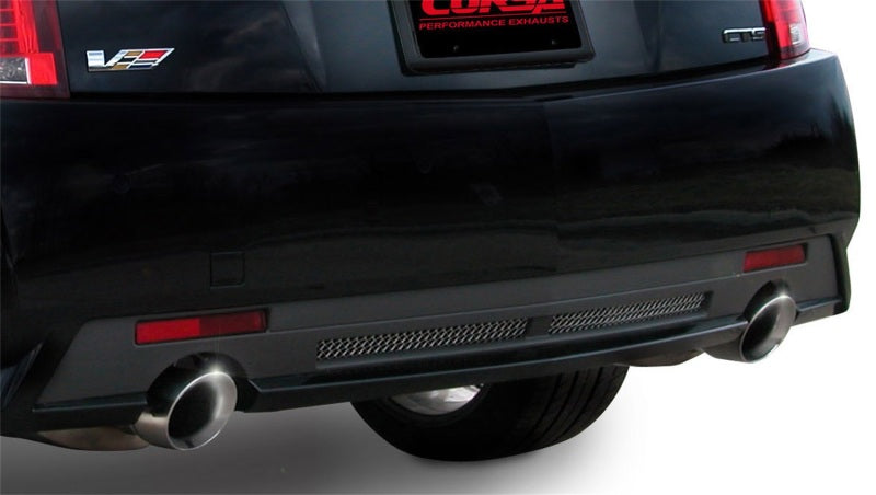 CORSA Performance 14941 Corsa 2009-2014 Cadillac CTS Sedan V 6.2L V8 Polished Sport Axle-Back Exhaust