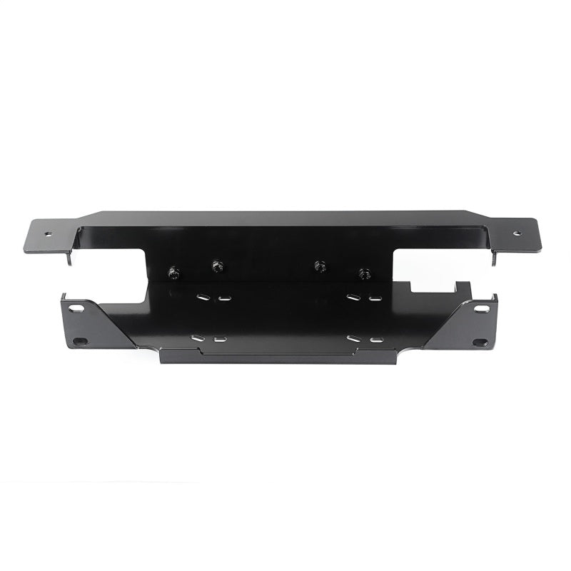 Rugged Ridge 11543.15 Winch Plate Stamped Bumper 13-18 Jeep Wrangler
