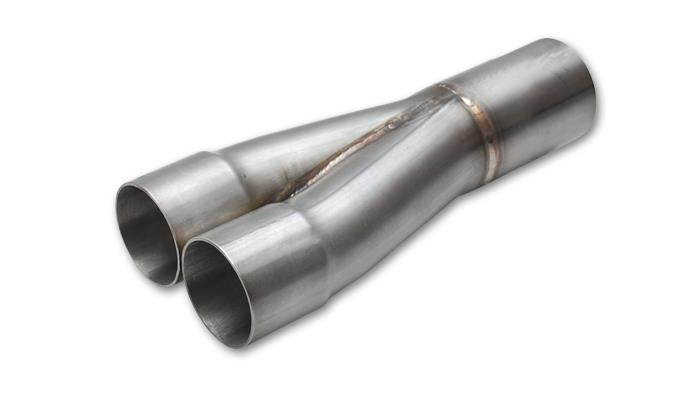 Vibrant 10357 2-1 SS Merge Collectors (2-1/2in Inlet Slipover ID 2-1/2in Outlet OD) - Sold Individually