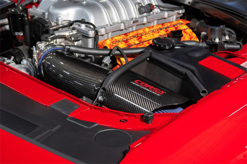 CORSA Performance 44004D Corsa 2019-2023 Dodge Challenger SRT/Hellcat/Redeye/Demon Carbon Fiber Air Intake w/ DryTech Filter