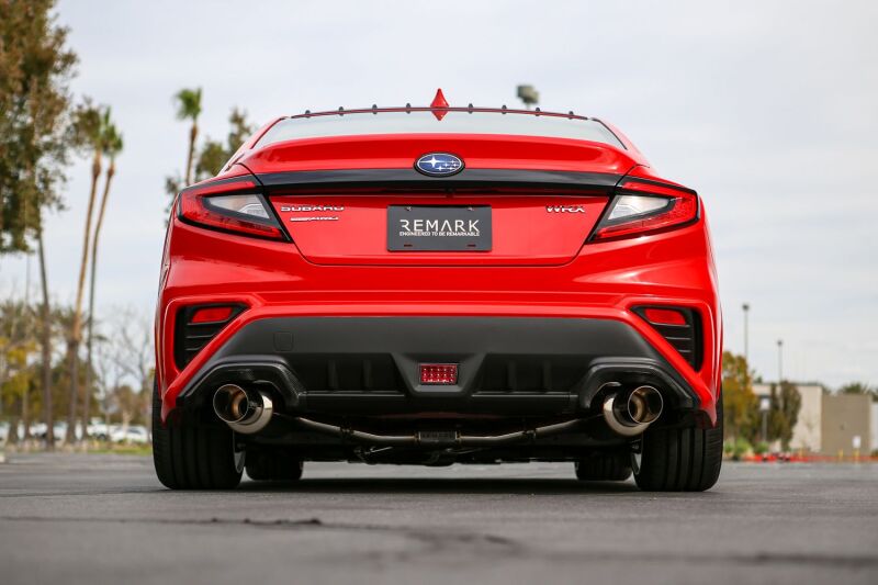 Remark RK-C2076S-03 REMARK 2022+ Subaru WRX VB Catback Exhaust - Dual R1 Spec Stainless (Non-Resonated)