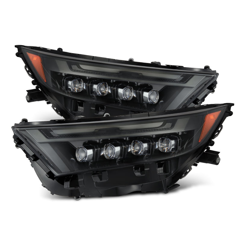 AlphaRex 880857 19-23 Toyota RAV4 NOVA LED Projector Headlights Alpha-Black