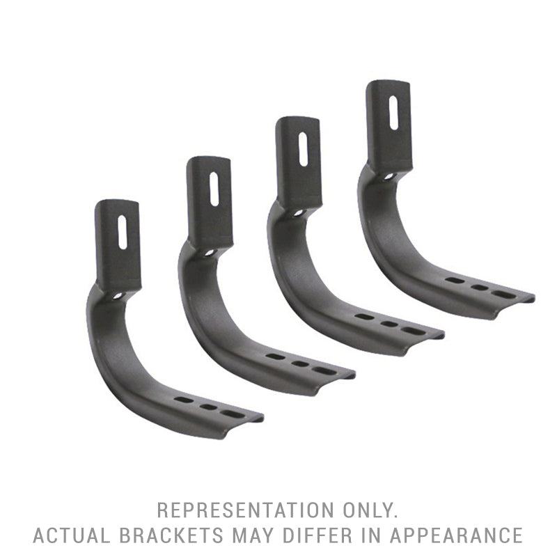 Go Rhino 6840475 19-20 Chevrolet Silverado 1500 Brackets for OE Xtreme Cab Length SideSteps