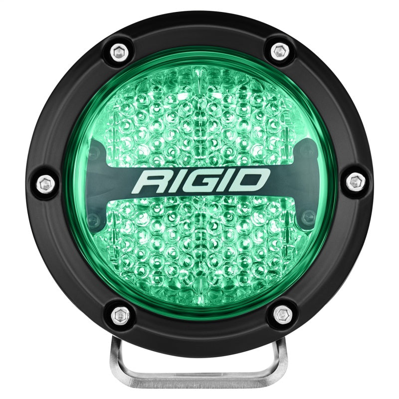 Rigid Industries 36400 360-Series 4in LED Off-Road Diffused Beam - RGBW Backlight (Pair)