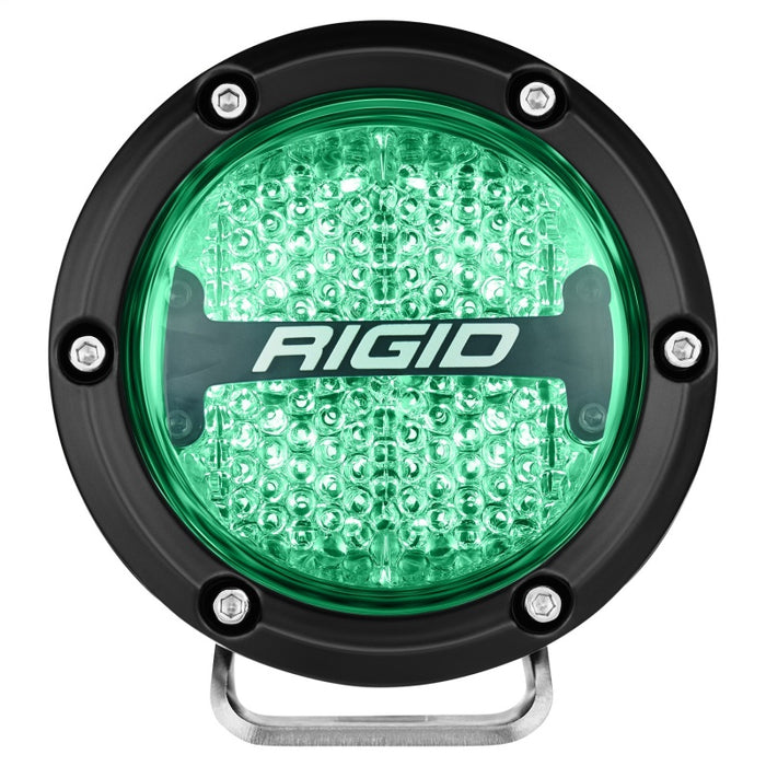 Rigid Industries 36400 360-Series 4in LED Off-Road Diffused Beam - RGBW Backlight (Pair)