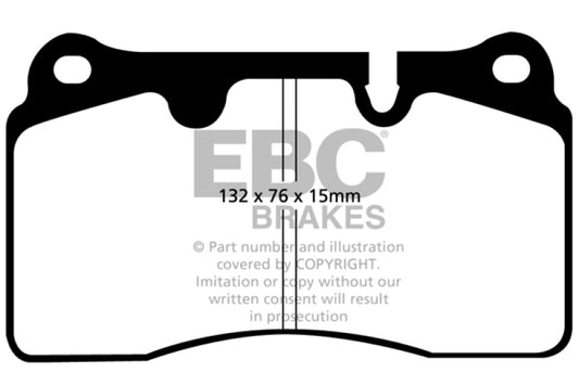 EBC DP31908C 04-12 Aston Martin DB9 5.9 Redstuff Front Brake Pads