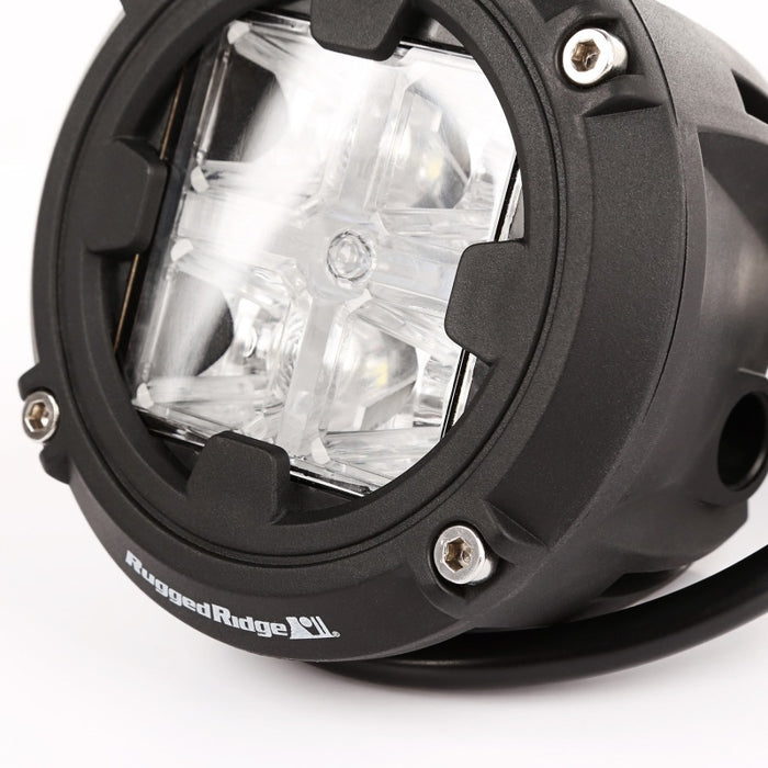 Rugged Ridge 15209.31 Round LED Light 3.5in Combo High/Low Beam