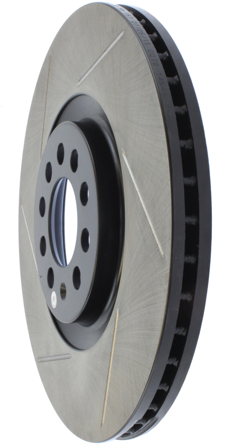 Stoptech 126.33062SR StopTech Power Slot 3/99-06 Audi TT/00-06 TT Quattro / 03-05 VW Golf GTI Right Front Slotted Rotor