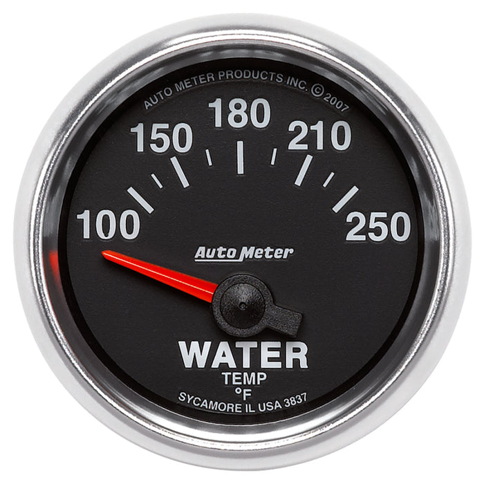 Autometer ATM3837 2-1/16 GS Water Temp Gauge - 100-250