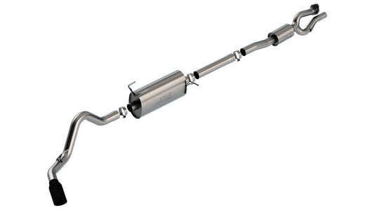 Borla 140843BC 20-22 F-250/F-350 SUPER DUTY 7.3L V8 AT 2WD / 4WD 4DR WB142 S-TYPE Cat Back S RD RL AC S BLACK