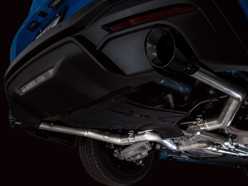 AWE Tuning 3020-33650 AWE 2024 Ford Mustang GT Fastback S650 RWD Track Edition Catback Exhaust w/ Dual Diamond Black Tips