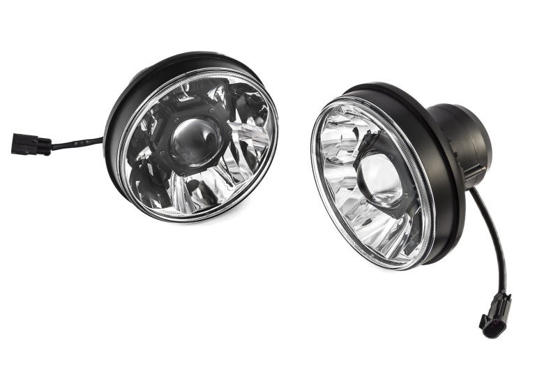 KC HiLiTES 42341 07-18 Jeep JK (Not for Rubicon/Sahara) 7in. Gravity LED Pro DOT Headlight (Pair Pack Sys)