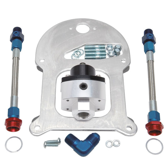 Edelbrock EDE8192 Fuel Pressure Regulator Kit - 4150 Flange