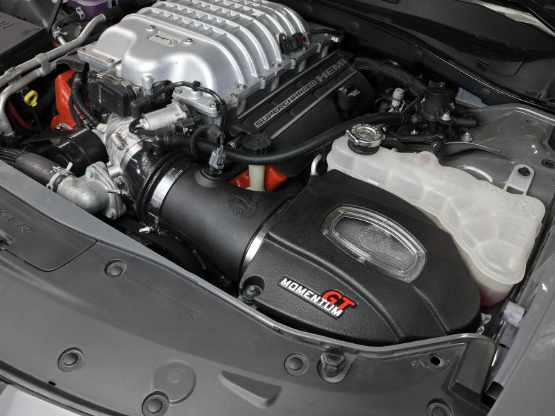 aFe 50-72205D Momentum GT Pro DRY S Air Intake System, 17-20 Dodge Challenger / Charger SRT Hellcat