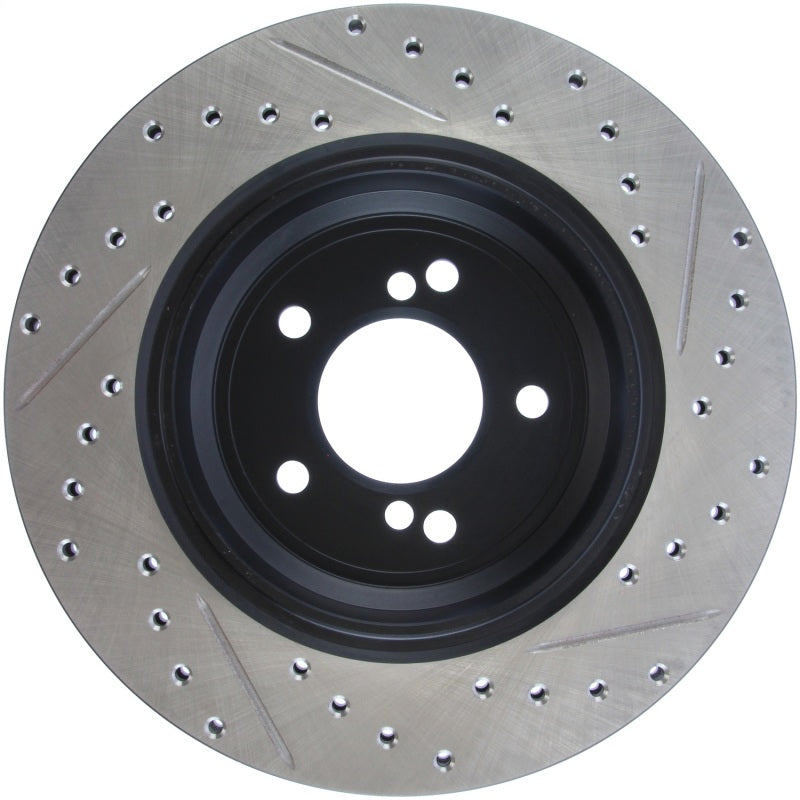 Stoptech 127.34054R StopTech 00-03 BMW M5 (E39) Slotted & Drilled Right Rear Rotor