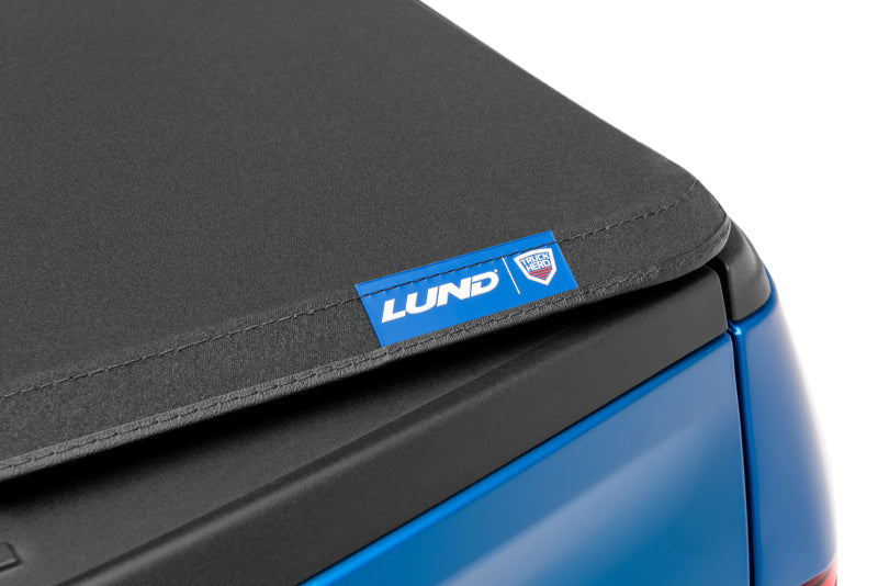 LUND 95893 Lund 07-13 Chevy Silverado 1500 (6.5ft. Bed) Genesis Elite Tri-Fold Tonneau Cover - Black