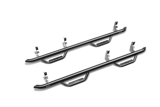 N-Fab C1980CC Nerf Step 2019 Chevy/GMC 1500 Crew Cab - Cab Length Gloss - Black - 3in
