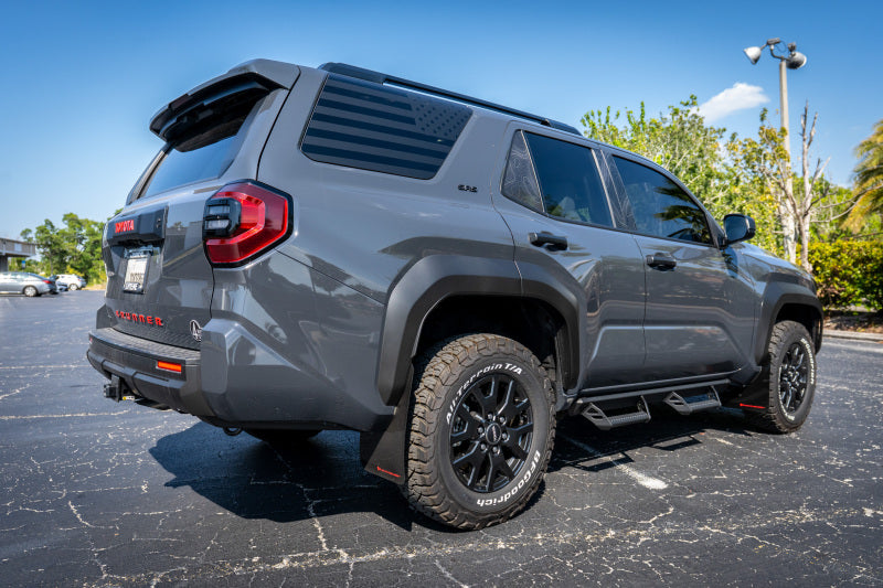 Rally Armor MF148-UR-BLK-MBK 2025+ Toyota 4Runner Black UR Mud Flap w/ Metallic Black Logo
