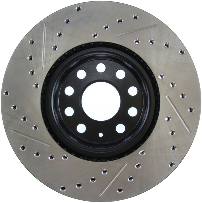 Stoptech 127.33098L StopTech Slotted & Drilled Sport Brake Rotor