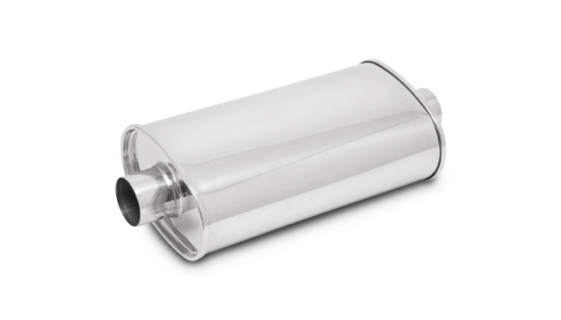 Vibrant 1103 StreetPower Oval Muff 5in x 9in x 15in long body 3in inlet I.D. x 3in outlet Center-Center
