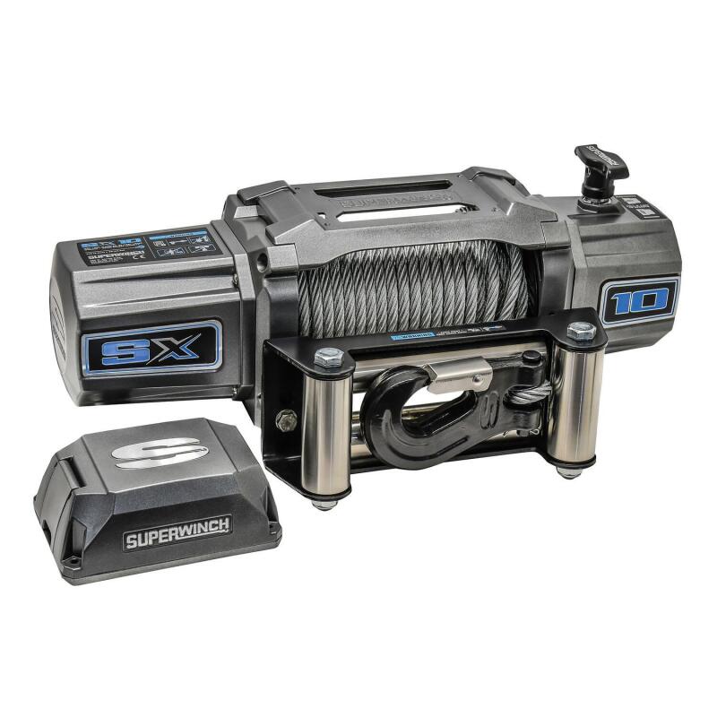 Superwinch 1710200 10000 LBS 12V DC 3/8in x 85ft Wire Rope SX 10000 Winch