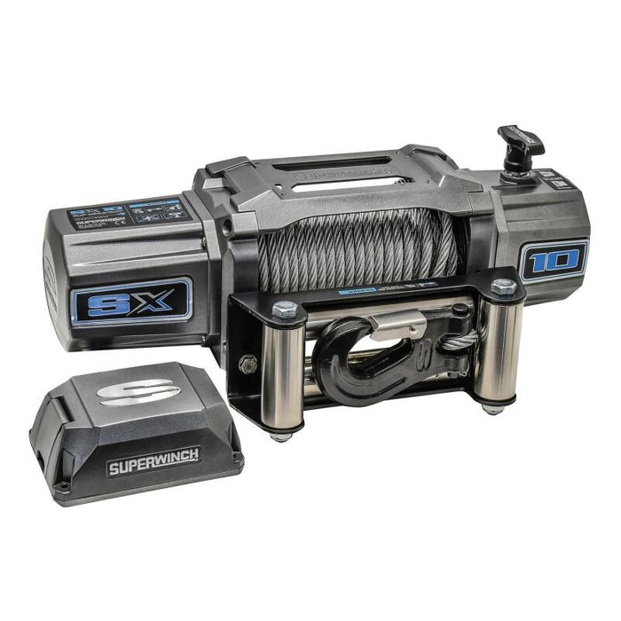 Superwinch 1710200 10000 LBS 12V DC 3/8in x 85ft Wire Rope SX 10000 Winch