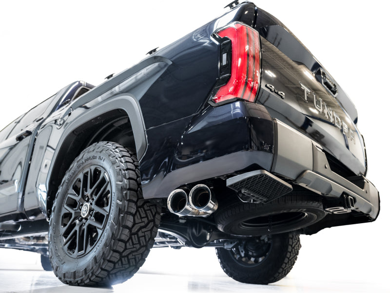 AWE Tuning 3015-32063 AWE 0FG Exhaust for 3rd Gen Toyota Tundra - Dual Chrome Silver Tips