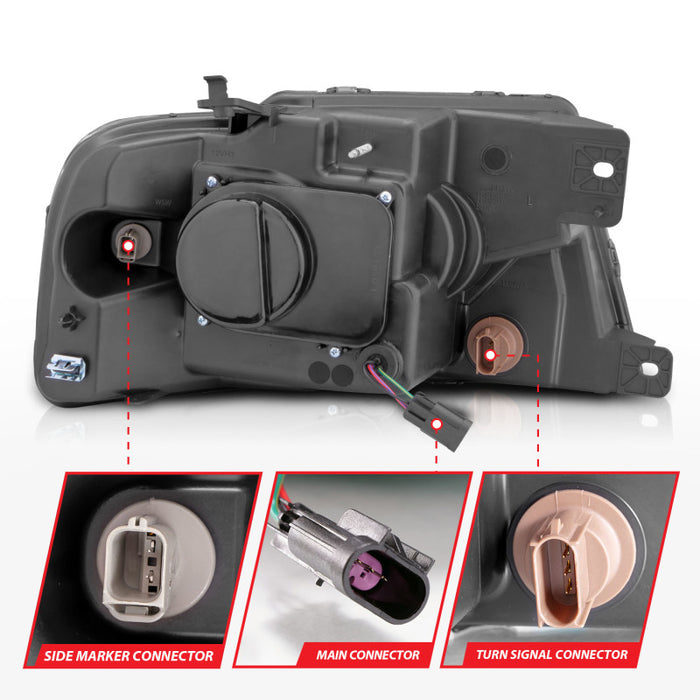 ANZO 111542 ANZ LED/Projector Headlights