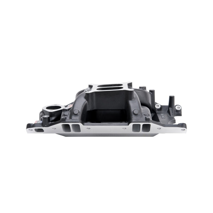 Edelbrock EDE75763 SBM Performer RPM A/G Manifold - Black Finish