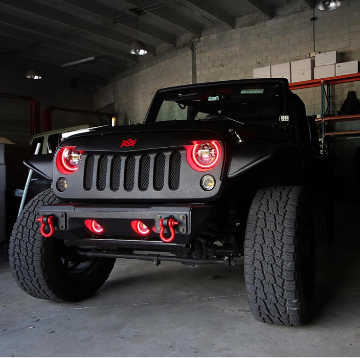 ORACLE Lighting 5769-332 Oracle 7in High Powered LED Headlights - Black Bezel - Dynamic - Dynamic