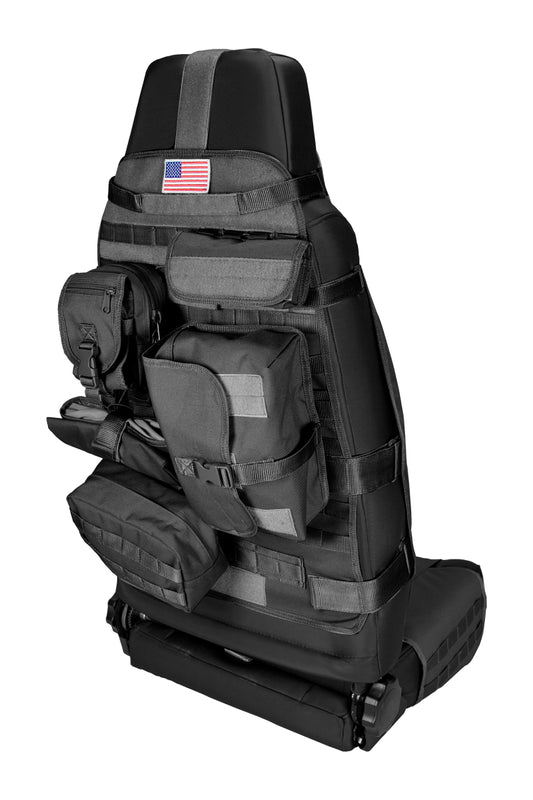 Rugged Ridge 13236.01 Front Cargo Seat Cover Black 76-20 CJ/Jeep Wrangler /JT