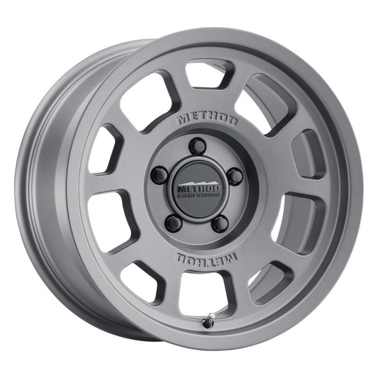 Method Wheels MR70578550800 Method MR705 17x8.5 0mm Offset 5x5 71.5mm CB Titanium Wheel